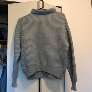 Size small icy blue Wilfred 100% merino wool sweater